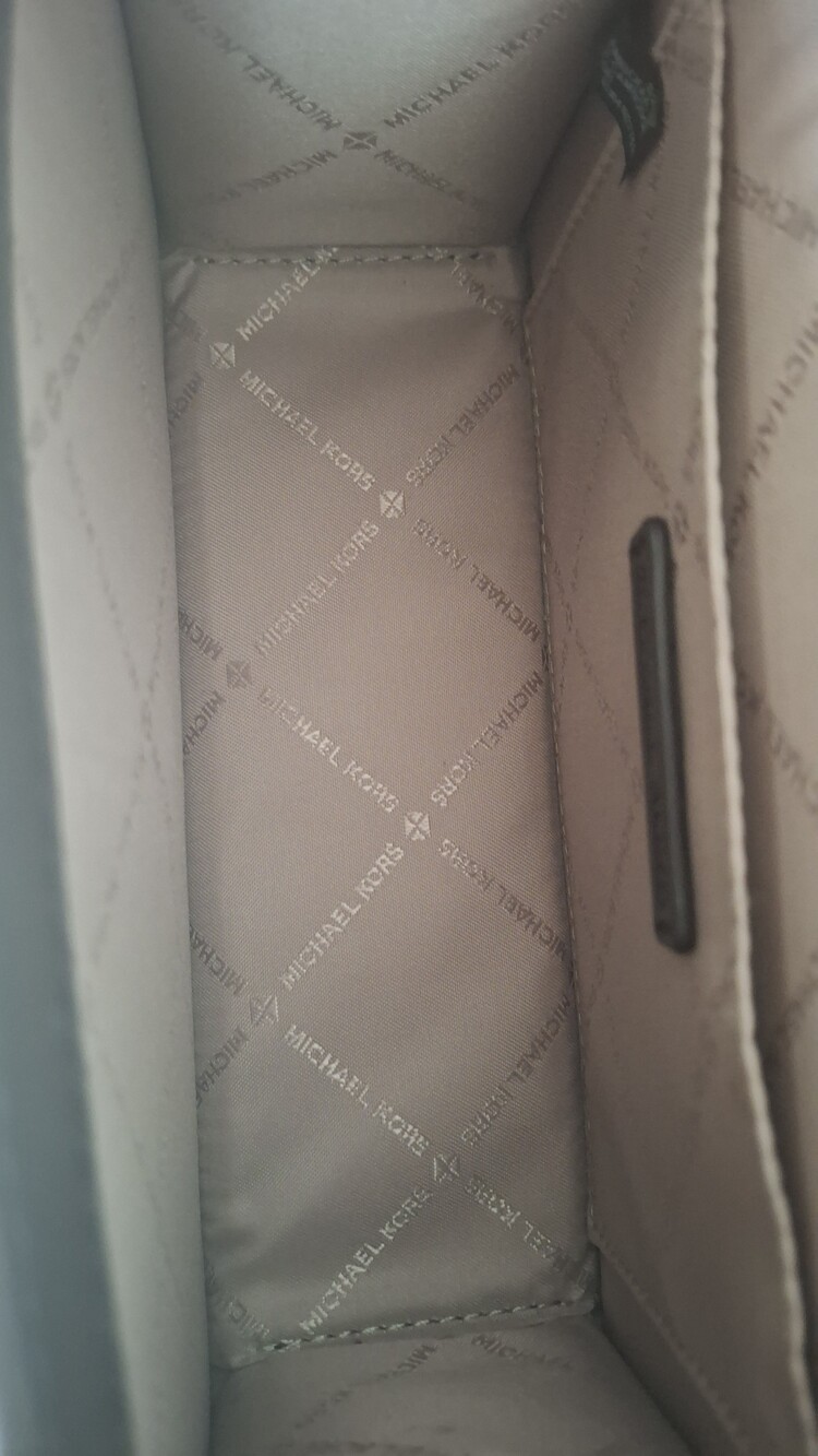 Michael Kors Grace Medium Envelope MK Signature Monogram Top Handle Crossbody - Picture 5 of 14